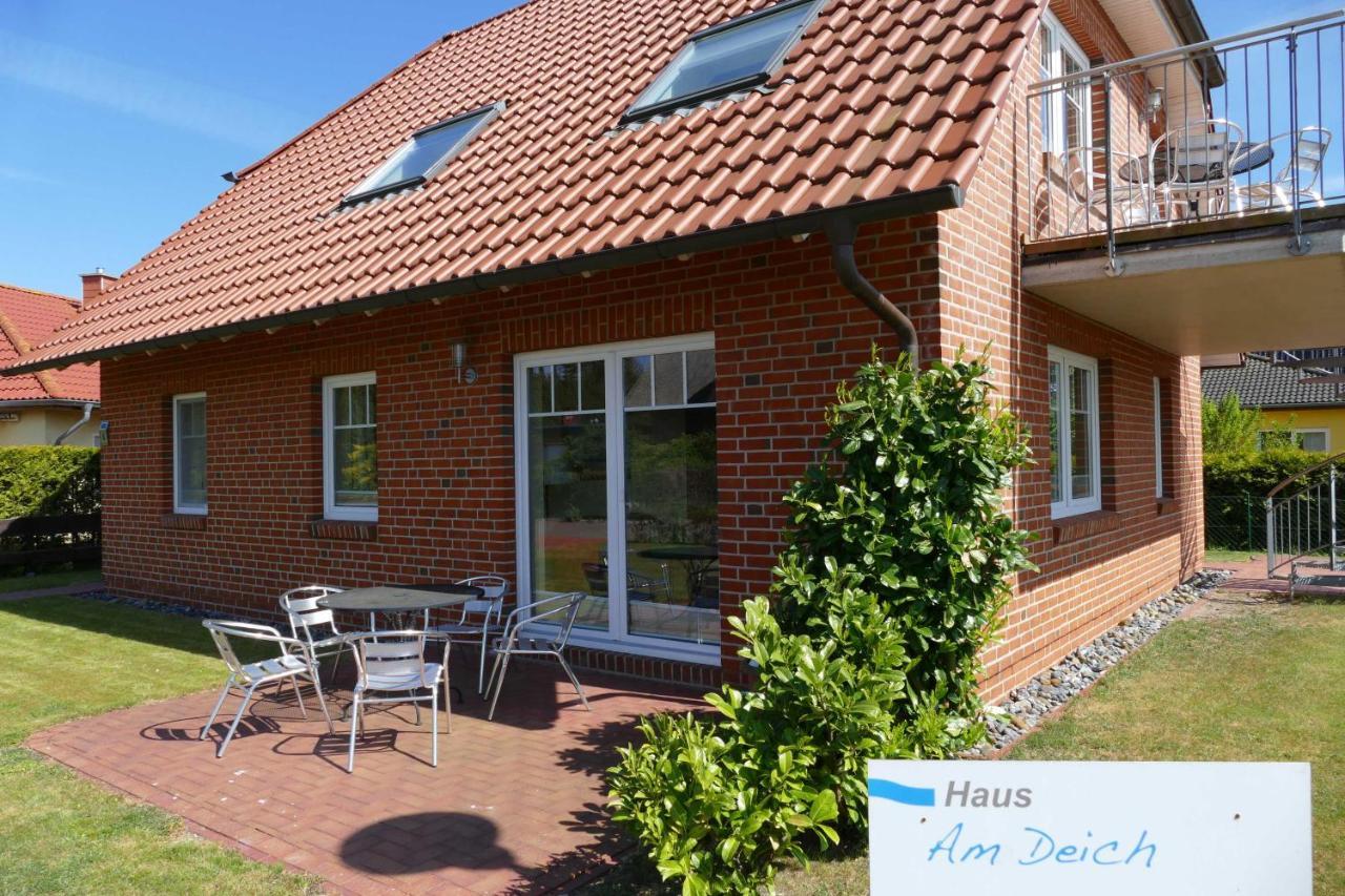 Haus Am Deich Feriendomizil Mit Balkon Apartment Baabe Bagian luar foto