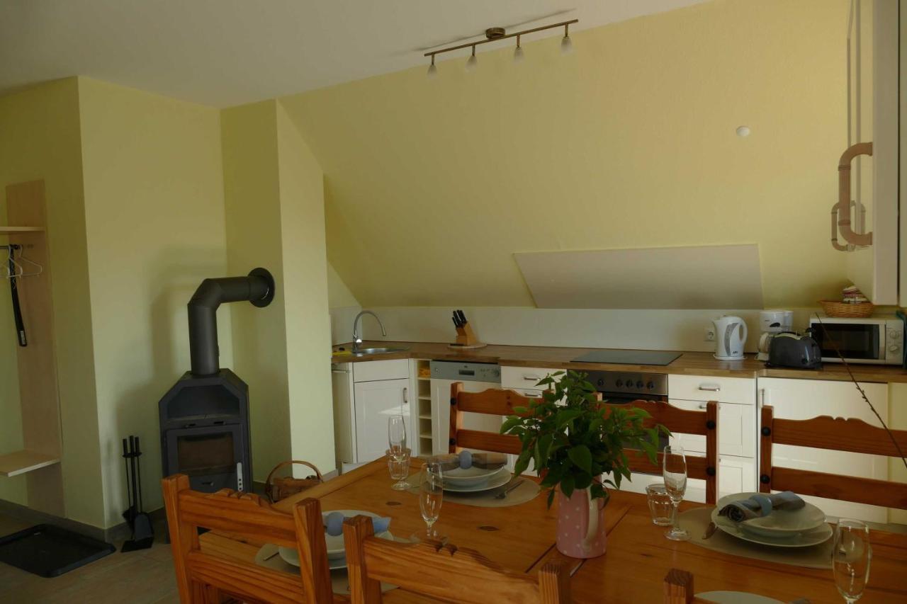Haus Am Deich Feriendomizil Mit Balkon Apartment Baabe Bagian luar foto